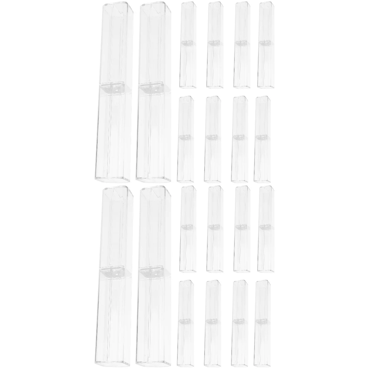 

20 pcs Portable Boxes Large Capacity Pen Cases Sketch Cases Stationery Cases