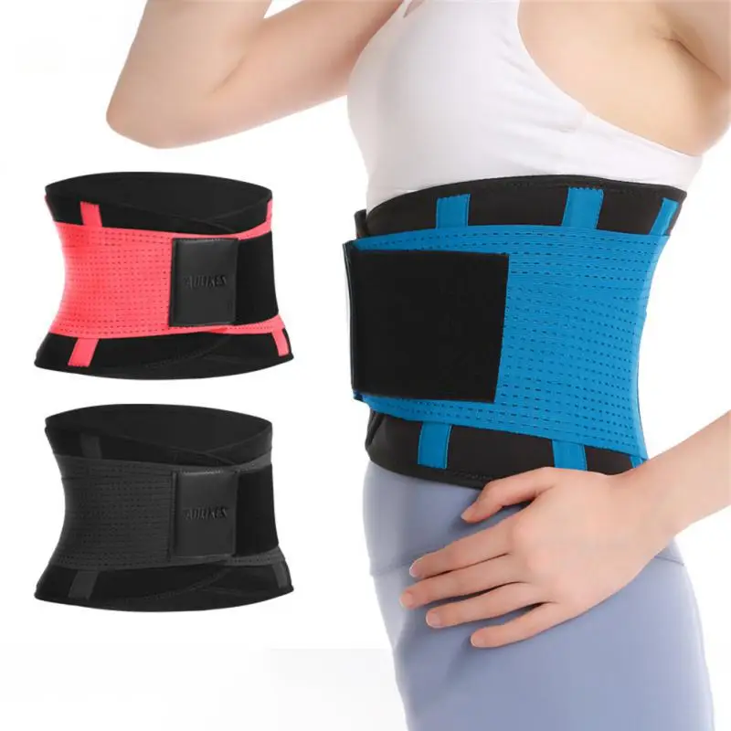 

Waist Support Double Strap Elastic Compression Support Breathable Enhanced Protection Adjustable Waist Abdomen Training Belt