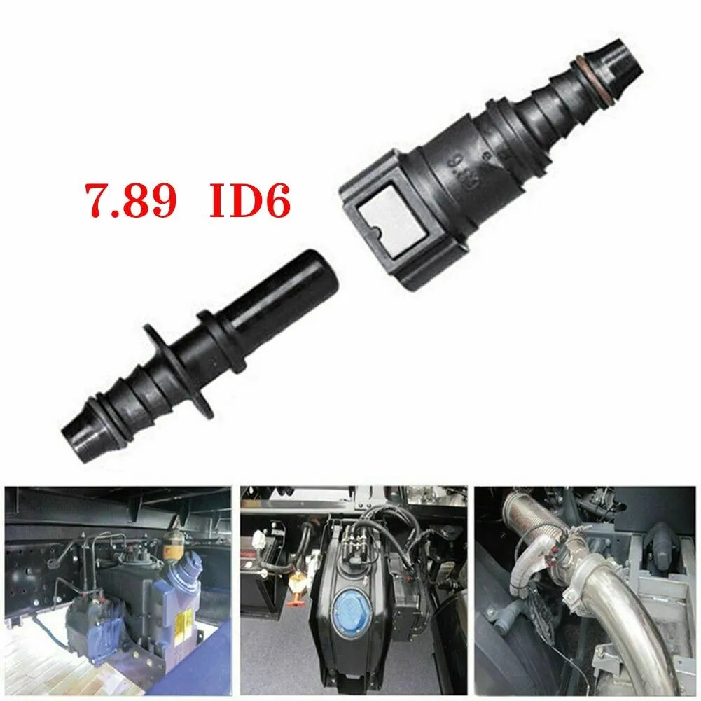 

Fuel Line Hose Quick Release Connector Straight 7.89mm ID6 Car Fuel Line Hose Pipe Coupler Quick Release Connector Set