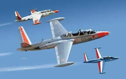 

Кинетический K48051 масштаб 1/48 Fouga CM.170 набор моделей Magister