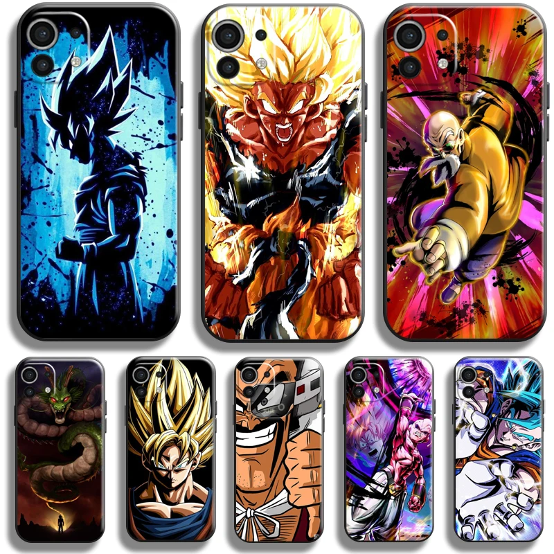 

Japan Anime Dragon Ball Goku For Xiaomi Mi 11 Mi 11 Lite 5G Phone Case For Xiaomi 11 Lite 5G Black Silicone Cover TPU Back