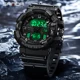 SANDA Men's Watches Black Sports Watch LED Digital 5ATM Waterproof Military Watches S Shock Male Clock Relogio Masculino Other Image