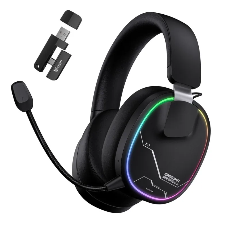 Беспроводные игровые наушники GUEIN Nextron Smart Head On 2.4G с RGB-подсветкой, хит продаж 2026 года, дропшиппинг, новинка. (art.: 3920dcef63cae) - 3920dcef63cae