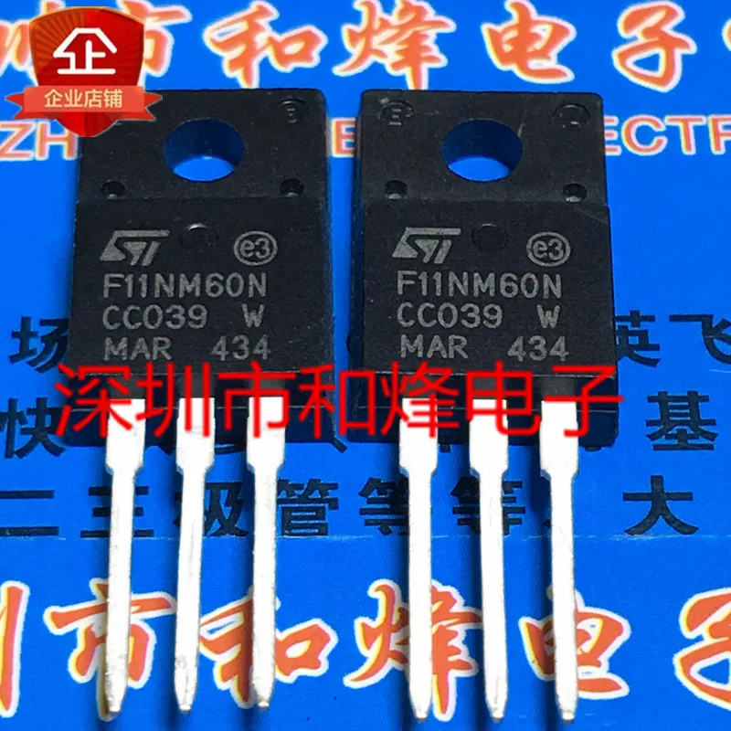 

Original 2pcs/ F11NM60N STF11NM60N TO-220F 650V 10A