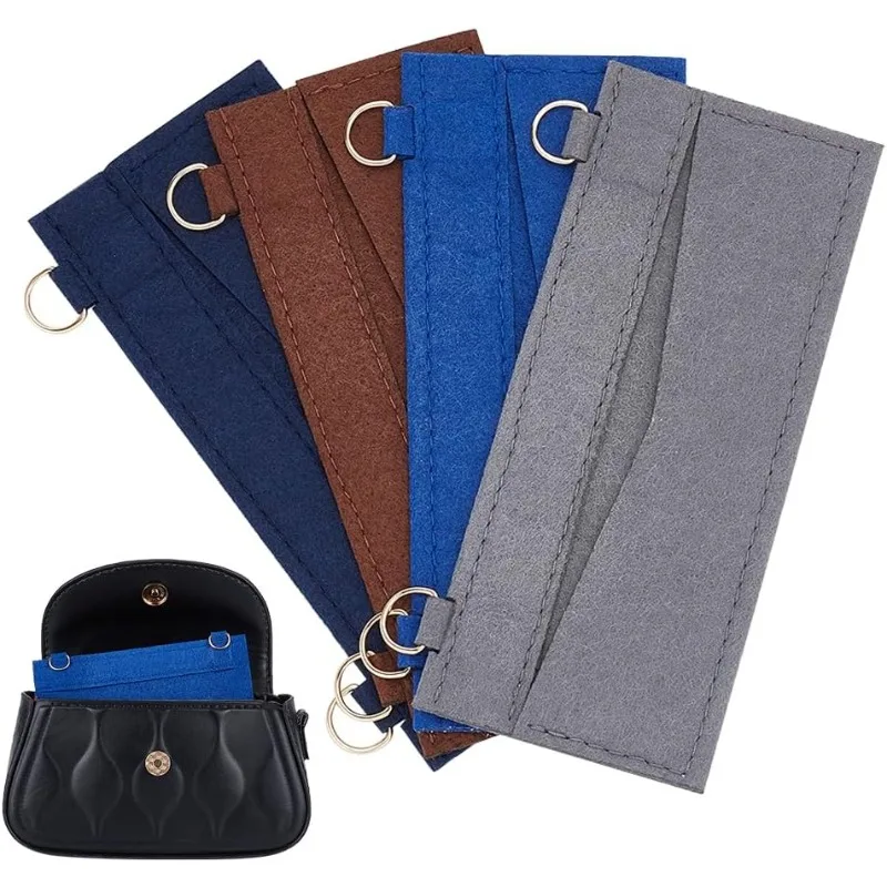Фетровый Органайзер Для Сумок 4 Цвета Решение Хранения Клатчей Компактный Размер