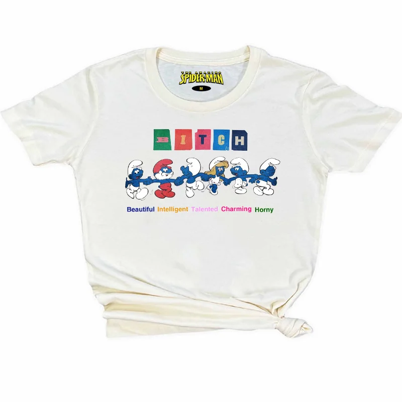 

2022 Summer American Retro Style Cartoon Printed Women T shirts Short Sleeve Cotton Loose Tees 80s 90s Casual Cute Shirts
