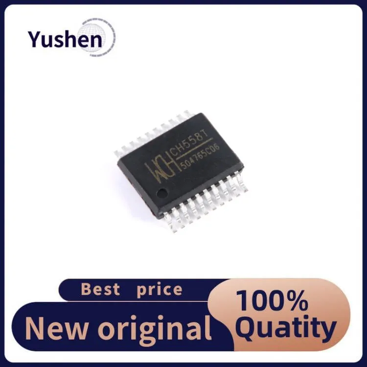 

10PCS CH558T Genuine SSOP-20 8-bit Enhanced USB Microcontroller Chip Microcontroller IC Chips