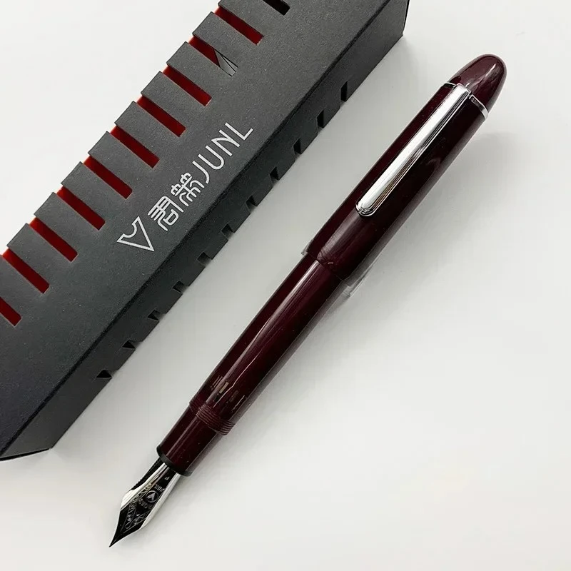 Новая ограниченная серия, белый цвет! Перьевая ручка WingSung 930 с поршневым механизмом, перо N0.9 Iraurita FMB, золотойсеребряный клипс, для бизнеса, учебы, в подарок (art.: 3920dbbac2d2e) - 3920dbbac2d2e