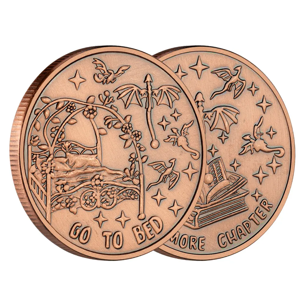 

Медная монета Magic Decision Go To Bed or One More Chapter