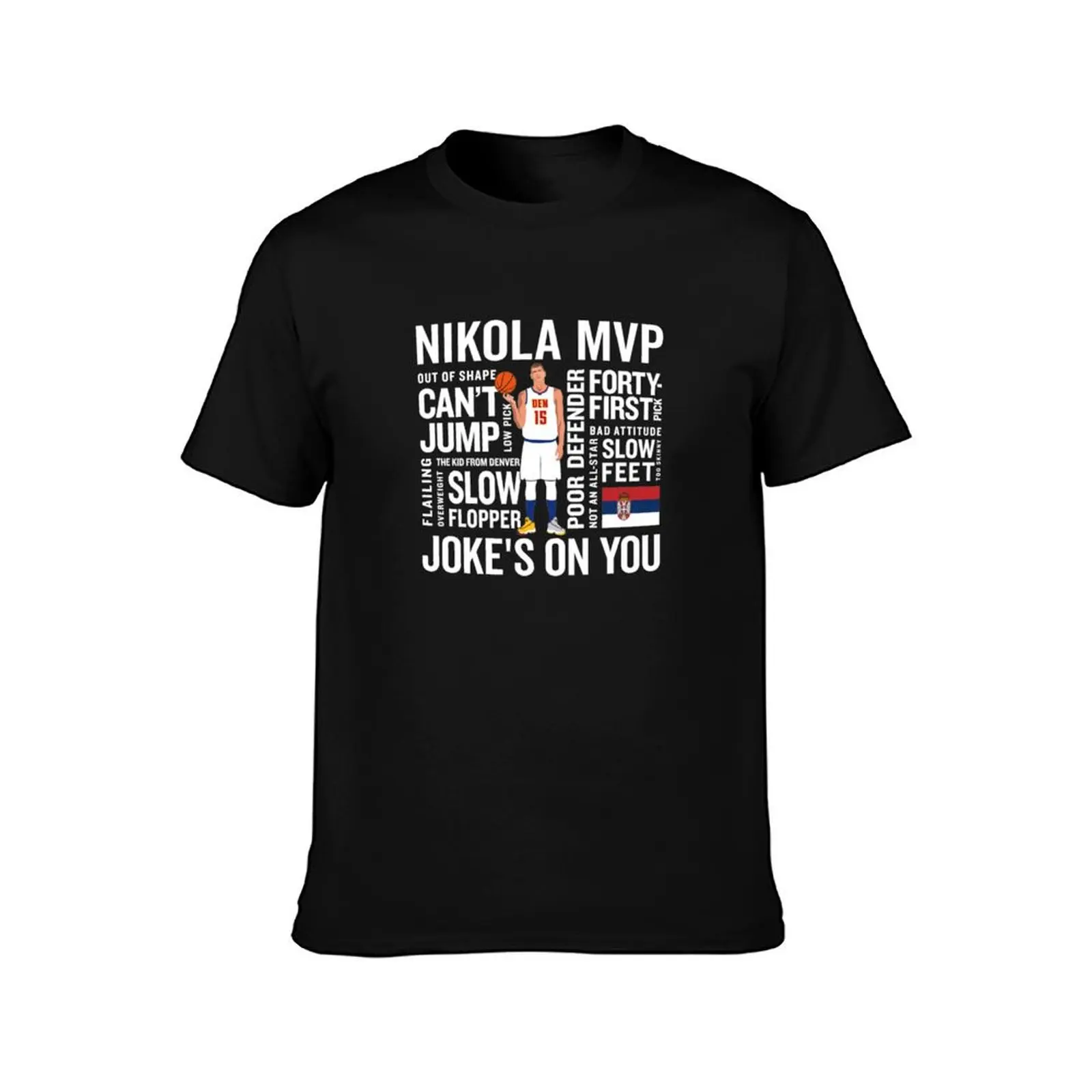 Фото Футболка Jokic Mvp Joke&x27;s on You премиум-класса, базовая однотонная футболка с короткими рукавами №2