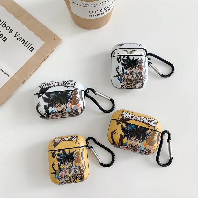 

Чехол для наушников Dragon Ball Kawaii Son Goku чехол для наушников Airpodspro3 поколение чехол для наушников 1/2 милый мультяшный беспроводной Bluetooth чехол