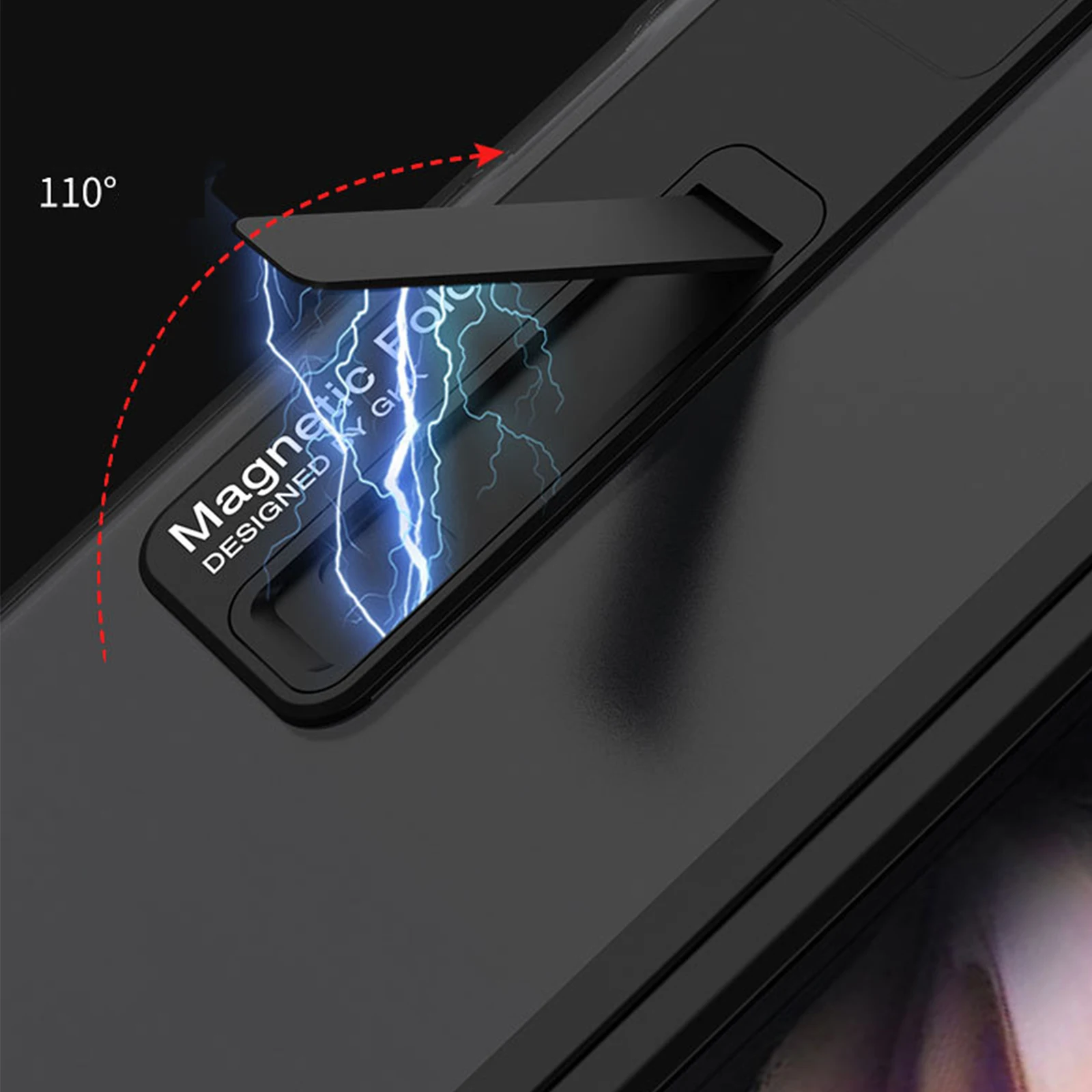 Luxury Clear Frosted Matte Case for Samsung Galaxy Z Fold 3  with Side S Pen Slot Transparent Hard Phone Cover Anti Yellowing