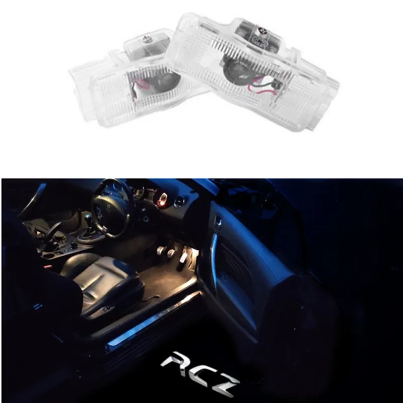 2 шт. автомобильный светодиодный дверной свет лазерный проектор с логотипом для