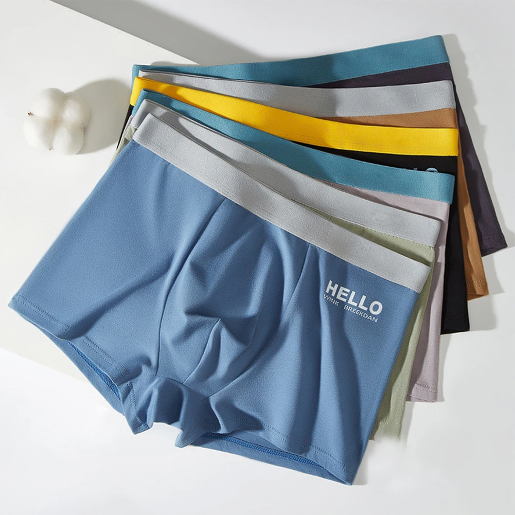 

Боксеры мужские бесшовные с заниженной талией, нижнее белье, плавки свободного покроя, мягкие эластичные дышащие шорты, нижнее белье