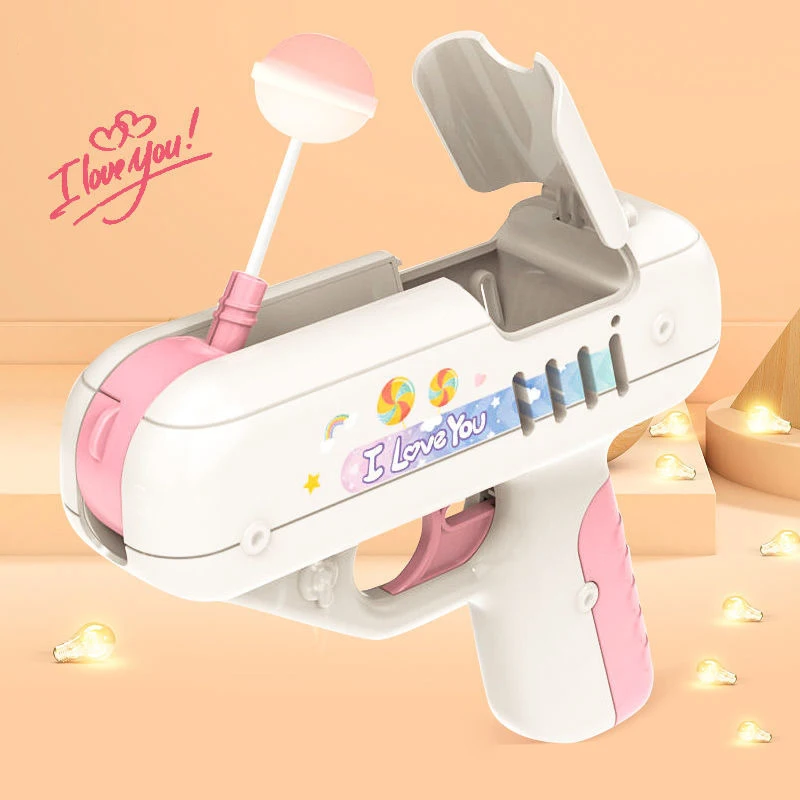 Новый детский игрушечный пистолет-леденец со звуковым эффектом электрический