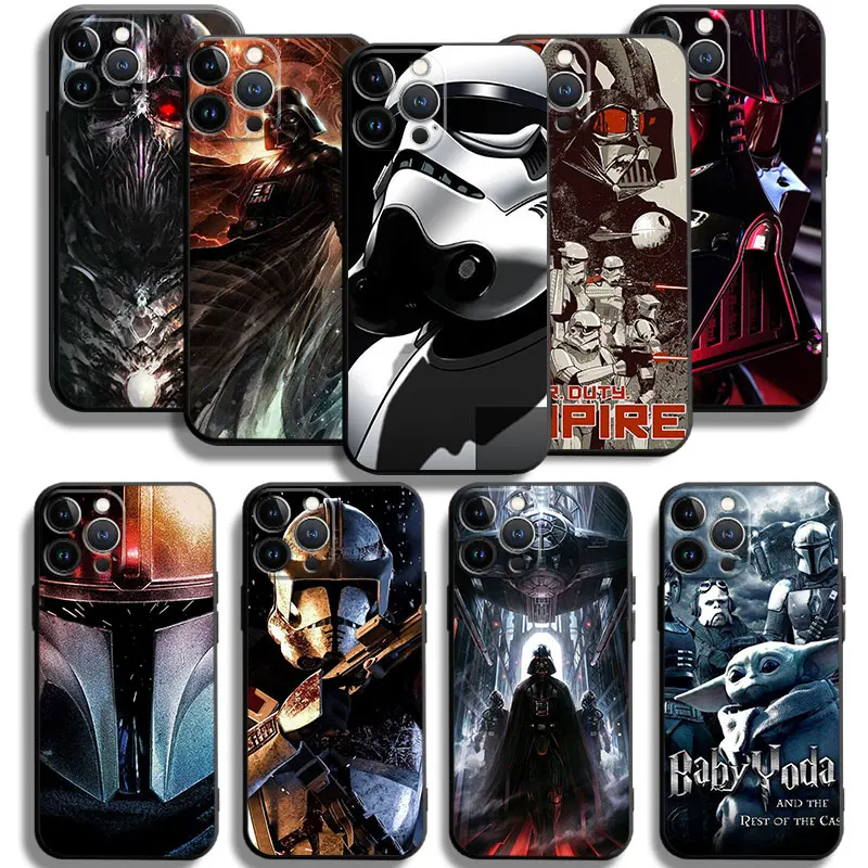 

For Apple iPhone 6 5 6S 7 Plus SE2020 SE2022 SE Mandalorian Face Mask Case