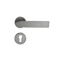 2022 contemporary style zinc alloy door lever handle bedroombathroom door safety door lever handle