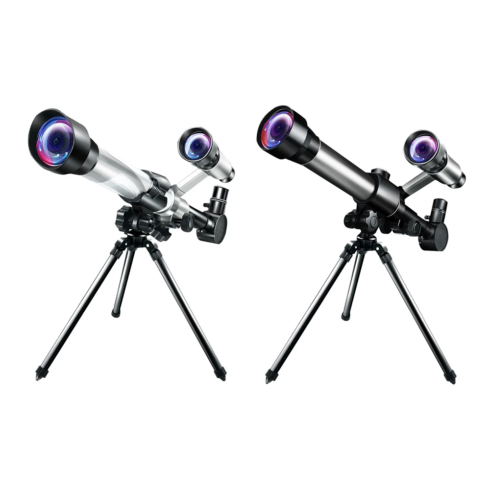 

20/30/40X HD Monocular Telescope 8-12 Children kid Telescope with Rotating Bracket for Science Experiment Simulates Astronomical