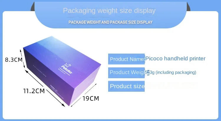 Портативный цветной мини-принтер для самостоятельного нанесения татуировок и