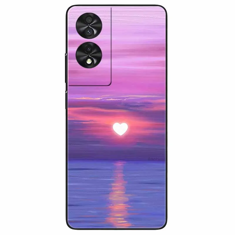 Чехол для TCL 50 5G роскошный милый силиконовый мягкий чехол из ТПУ телефона XE