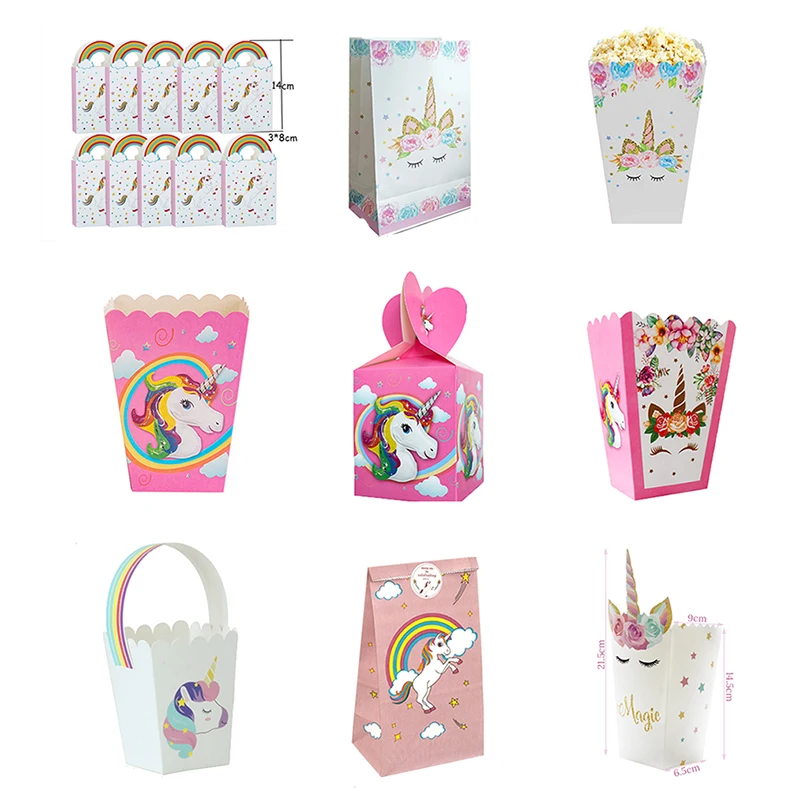 Kids Birthday Party Decorations Girl Gift Bags Packaging Baby Shower Supplies