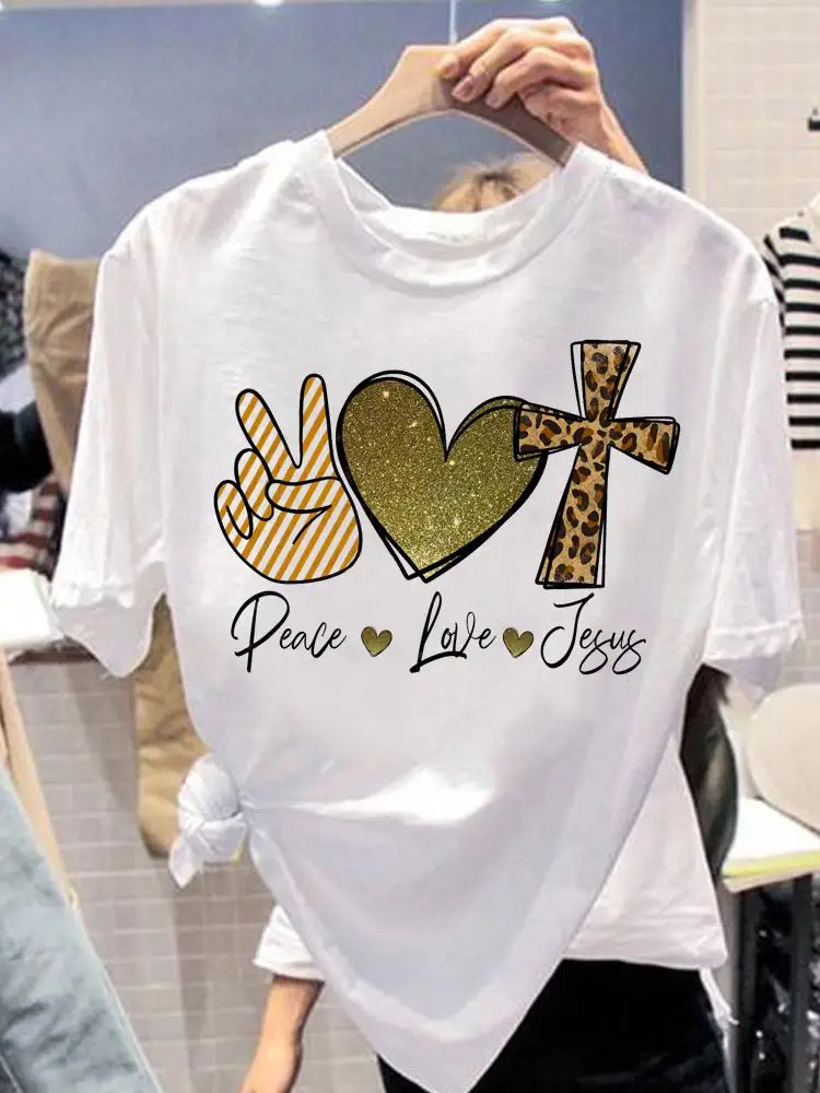 

Женская футболка с коротким рукавом и принтом, в стиле 90-х