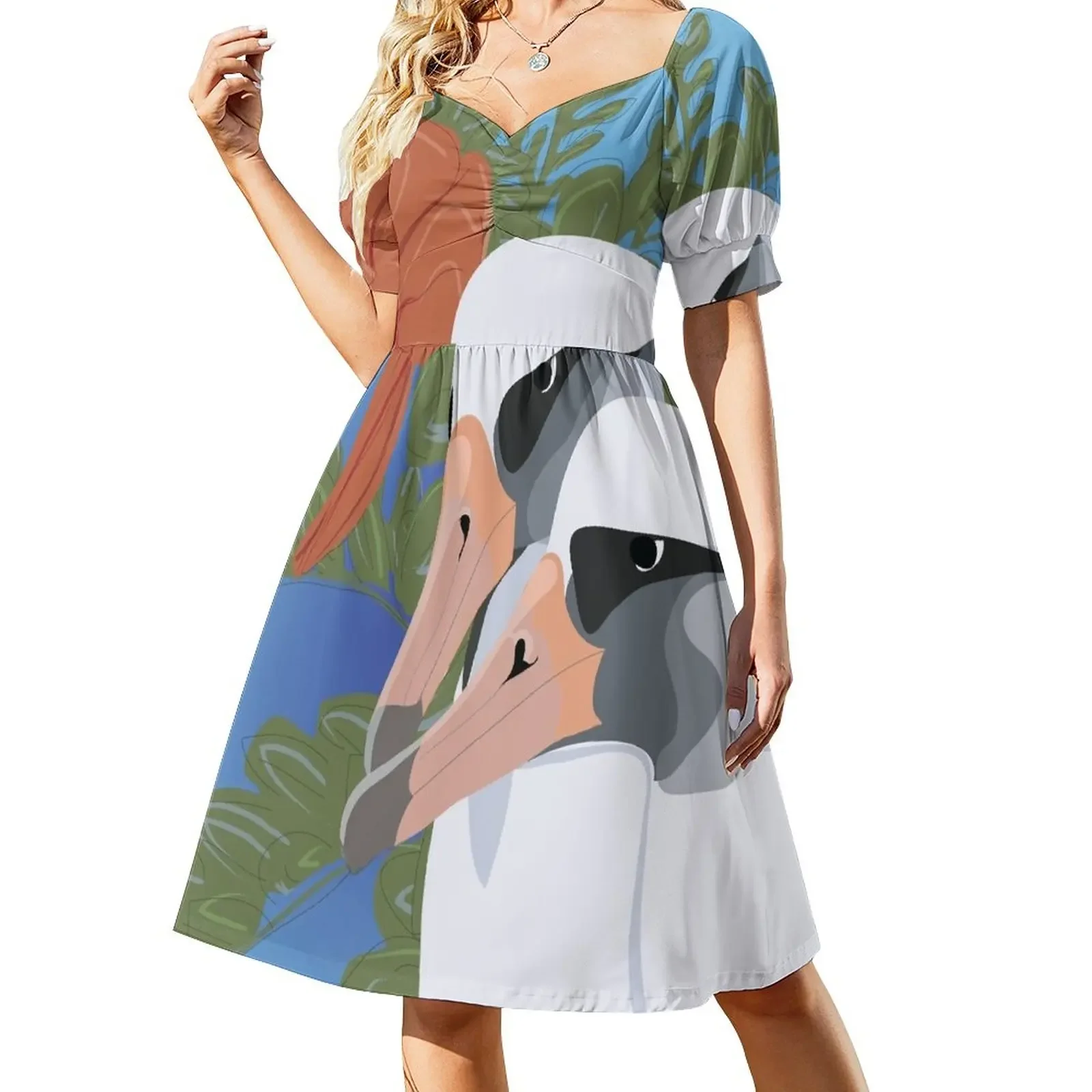 Женское платье Laysan Albatross and Ohai из полиэстера