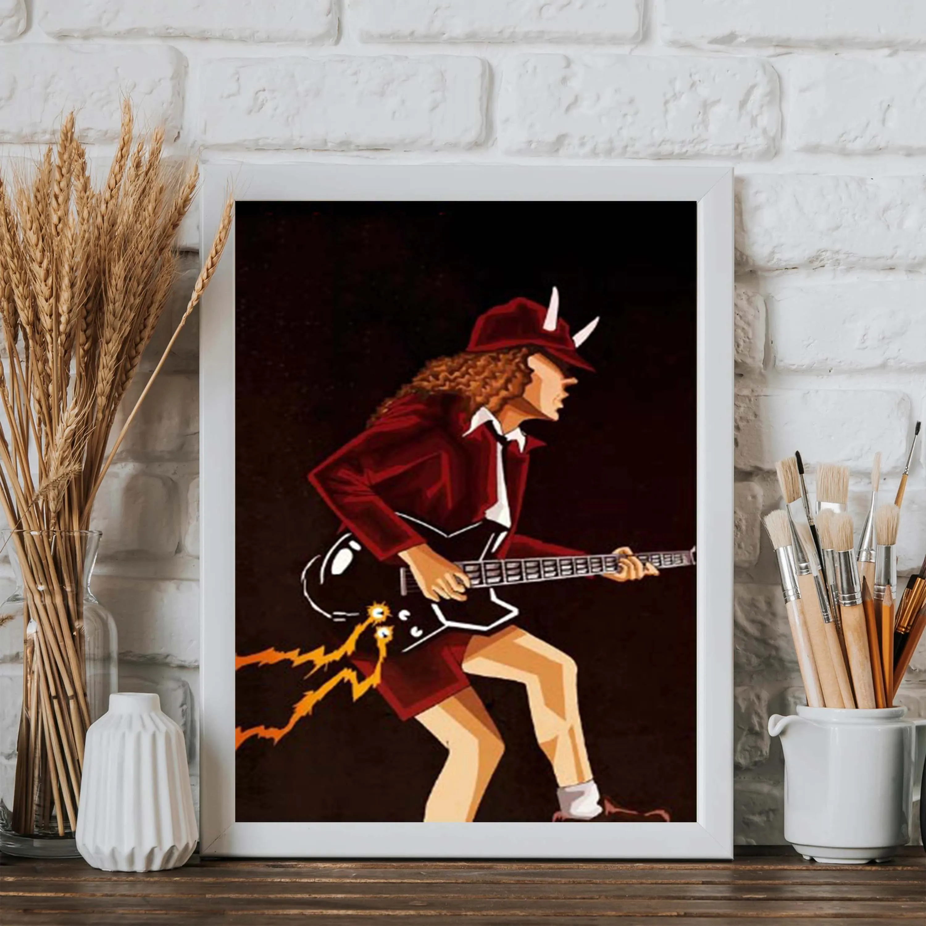 1 Шт. Постер С Музыкой В Стиле Хард-рок Холст Принтом Без Рамы Для Офисной Комнаты