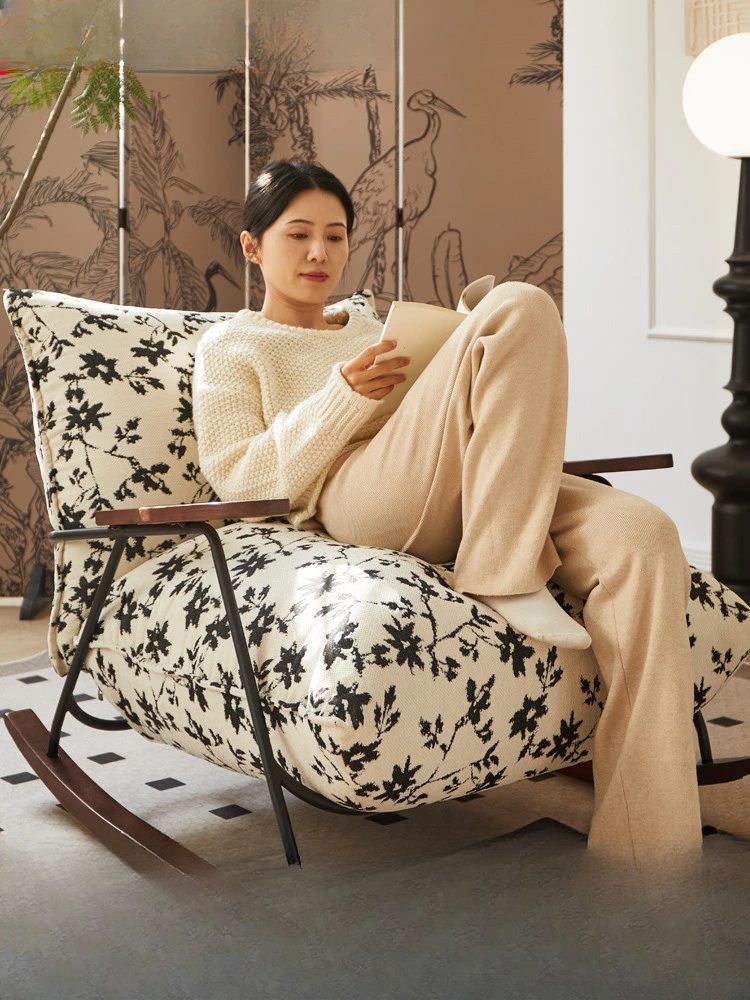 Роскошный домашний диван в скандинавском стиле креативное кресло-качалка для