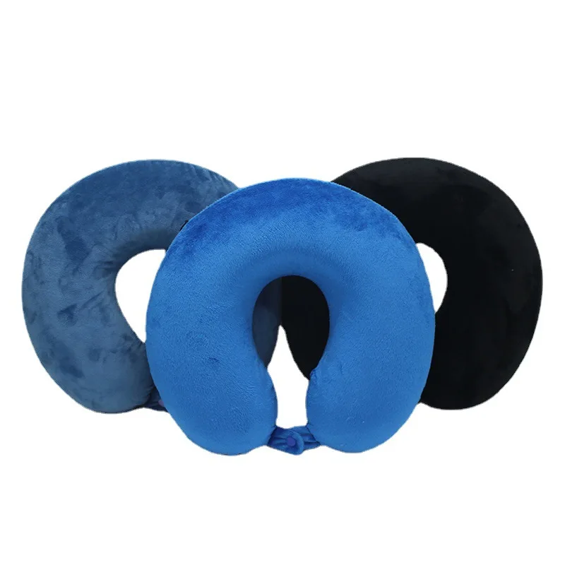 

1PC New U Shaped Travel Pillow Car Air Flight Inflatable Pillows Neck Support Headrest Cushion Soft Nursing Cushion