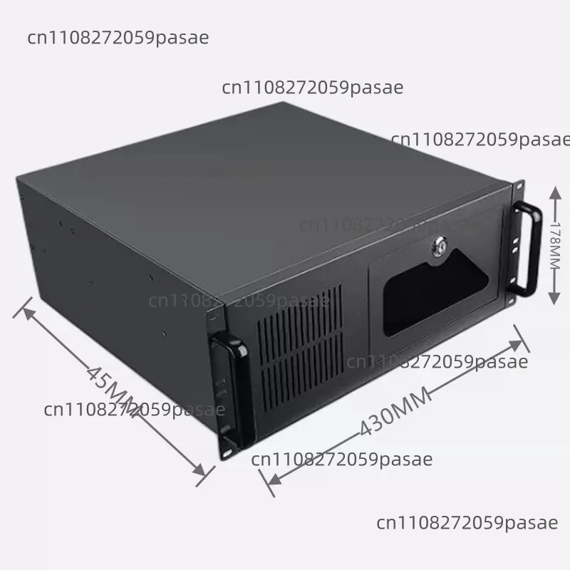 Фото Промышленный корпус 4U для сервера 610, монтируемый в стойку, 19-дюймовый слот, совместимость с блоком питания ATX №2