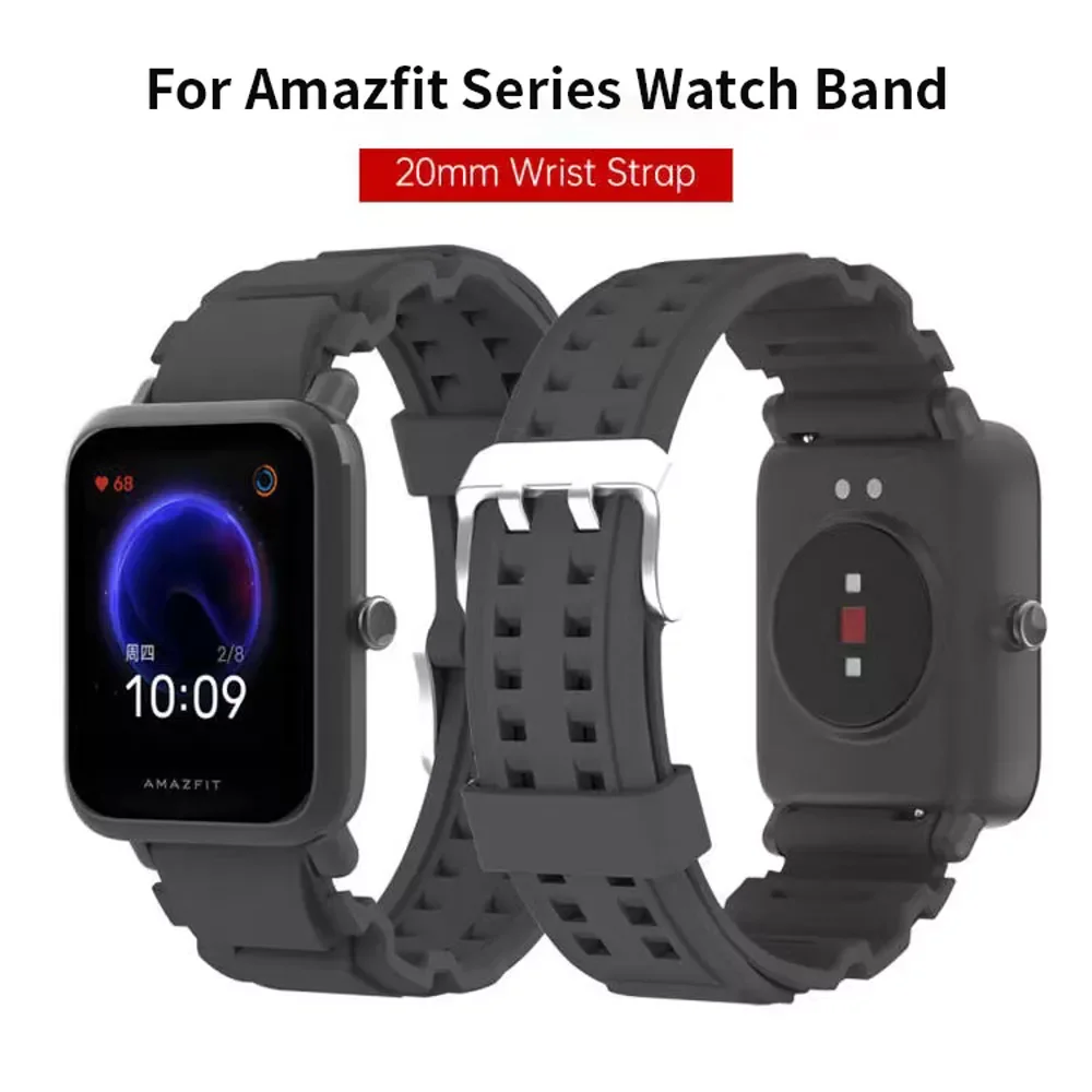 

SIKAI 20mm universal TPU band for Amazfit watch Bip U/ Bip U Pro GTS/ GTS 2 /GTS 2e/GTS 3 Watch Strap Smart Watch Accessories