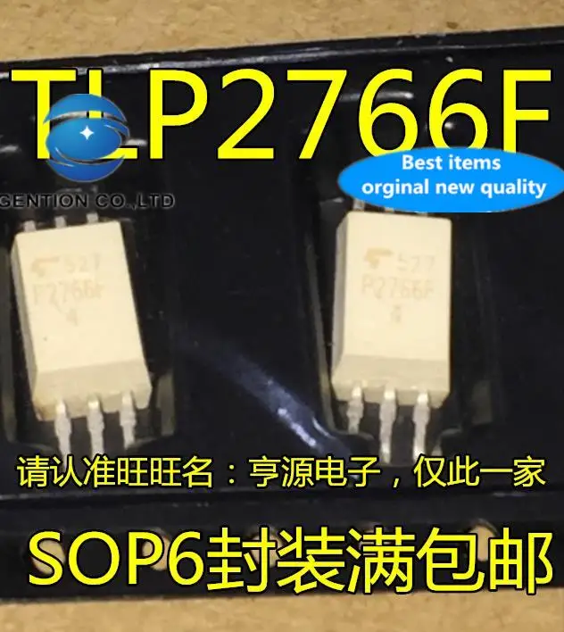 

10pcs 100% orginal new in stock TLP2766 TLP2766F P2766F SOP-6 patch optocoupler isolation electrical optocoupler