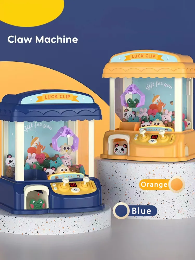 

Машинка «сделай сам» для кукол, детская игровая машина с монетами, мини-кран для захвата, игрушечный кран, машины, музыкальные куклы для детей