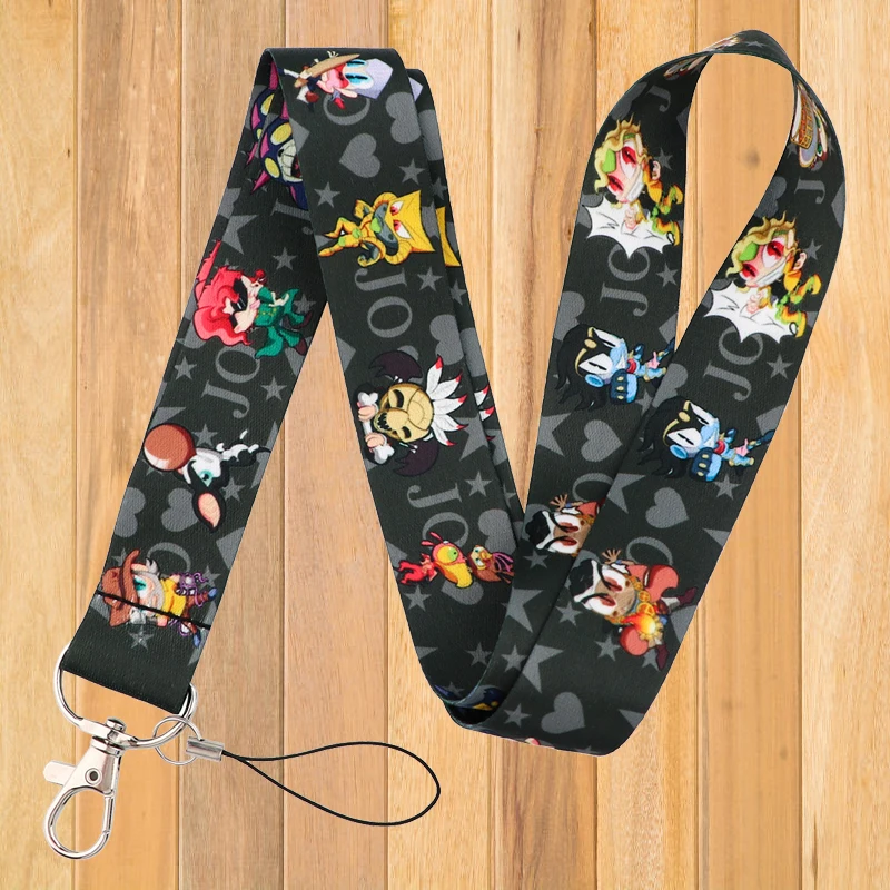 

A0526 Anime Keychain Tags Strap Neck Lanyards For Keys ID Card Pass Gym Mobile Phone USB Badge Holder DIY Hang Rope