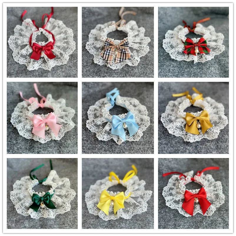 Женский Слюнявчик с галстуком-бабочкой и жемчужинами