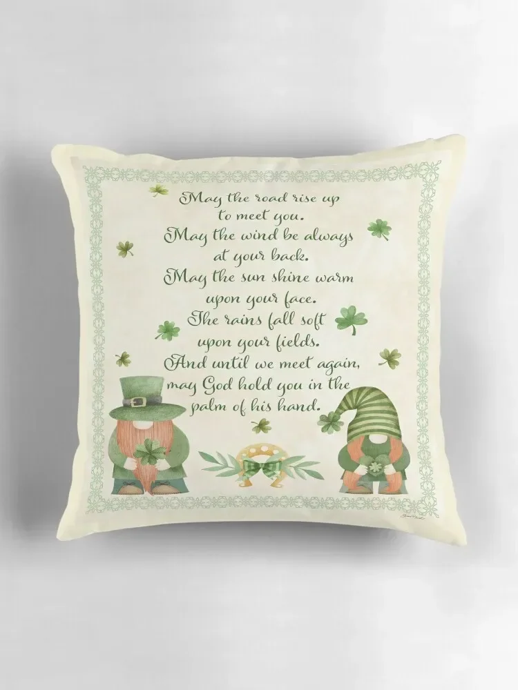 Декоративная подушка Ирландское благословение C2 роскошные наволочки чехлы для