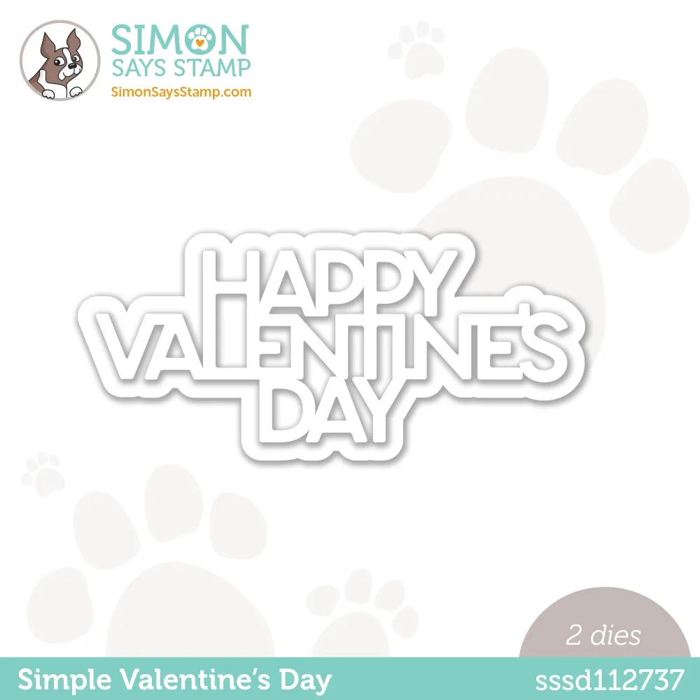 

2023 New Simple Valentine's Day Words Cutting Dies for Scrapbooking Paper Making Frames Card Craft