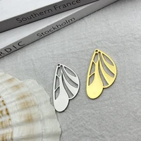 stainless steel pendant classic butterfly wings design personality diy jewelry factory wholesale pendentif en acier inoxydable