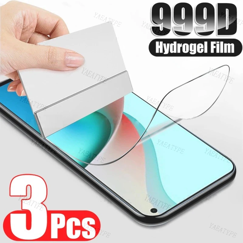 

3PCS Hydrogel Film Screen Protector For OPPO Reno 7 5G 6 5 Lite 2 A Z 2Z 4 SE 6Z 5Z 5K 5F 5A 4F F7 F3 F9 Pro Full Cover Film