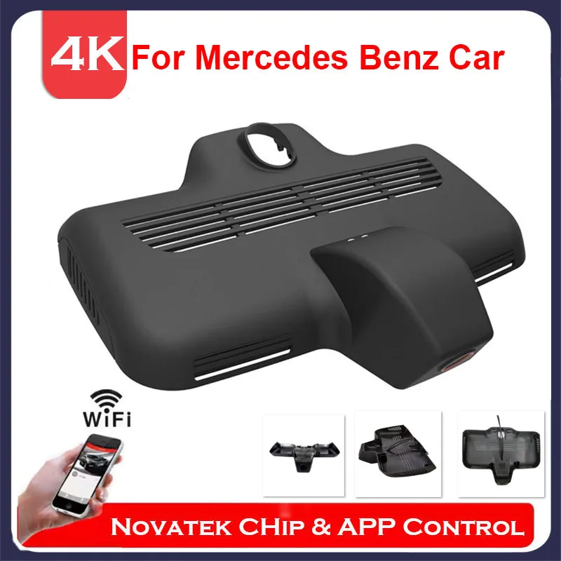 Фото Видеорегистратор OEM Style 4K UHD WiFi для Mercedes Benz GLC x253 250d c253 250D 4MATIC, AMG C43 C63 2016 2018 2019 2020 через приложение №1