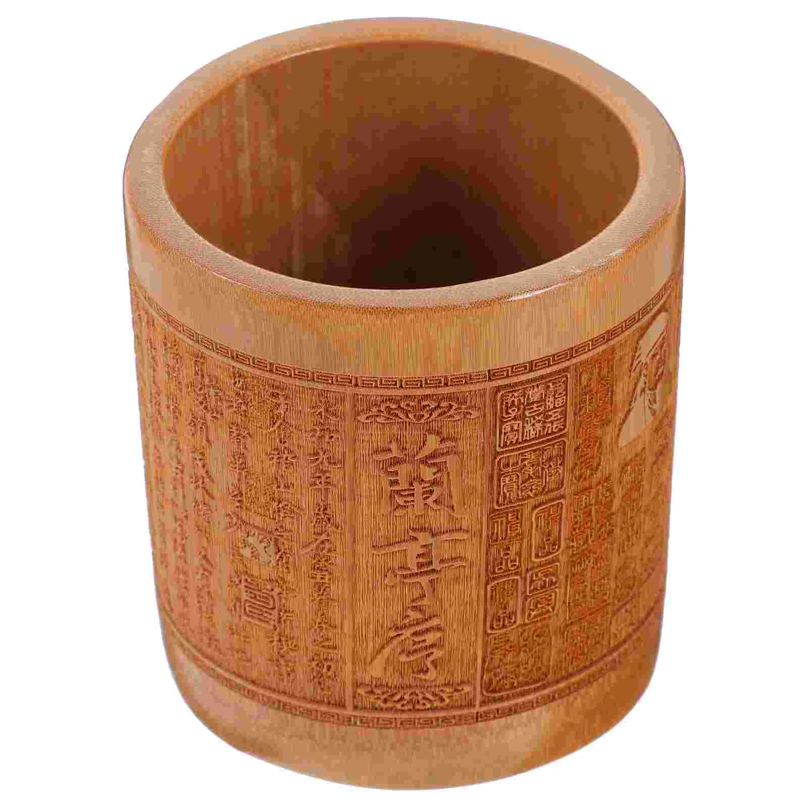 Настольный держатель для ручек домашний декор рабочего стола бамбуковый горшок