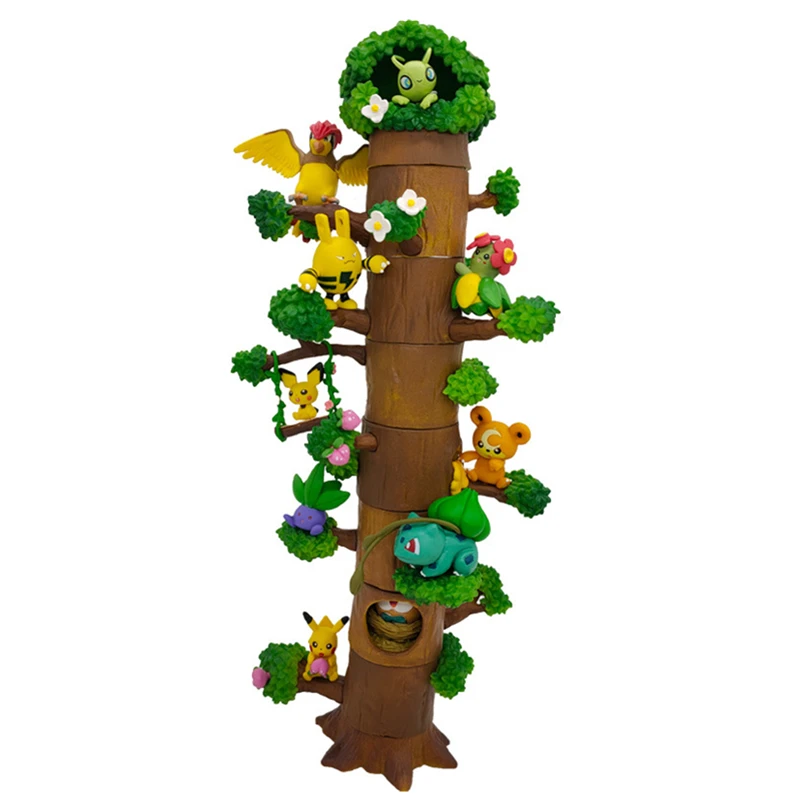 Покемон аниме мистическая коробка Лес Дерево Дженга дом Пикачу гэнгар джирачи