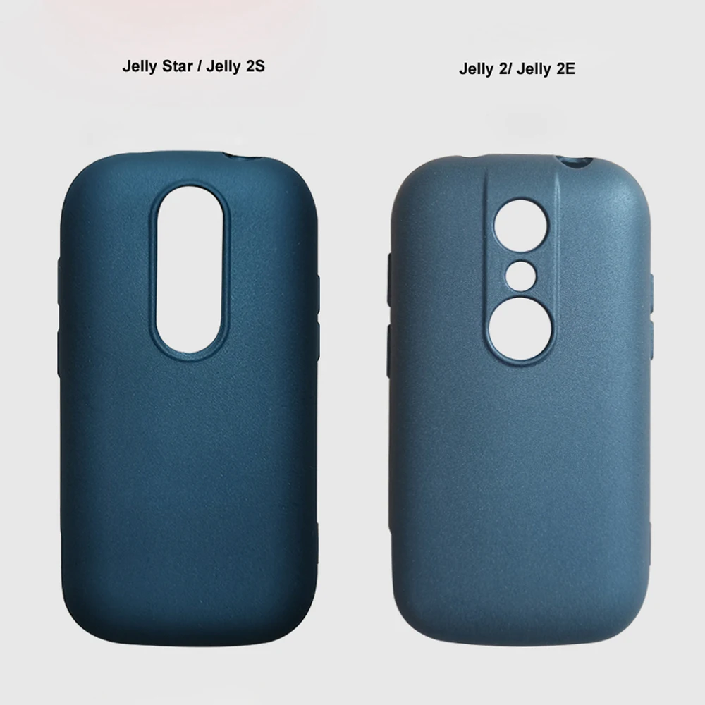 Фото Для Unihertz Jelly 2 2E 2S Star Max противоударный защитный чехол, мягкий чехол для телефона или комплект из закаленного стекла с защитой от царапин №1