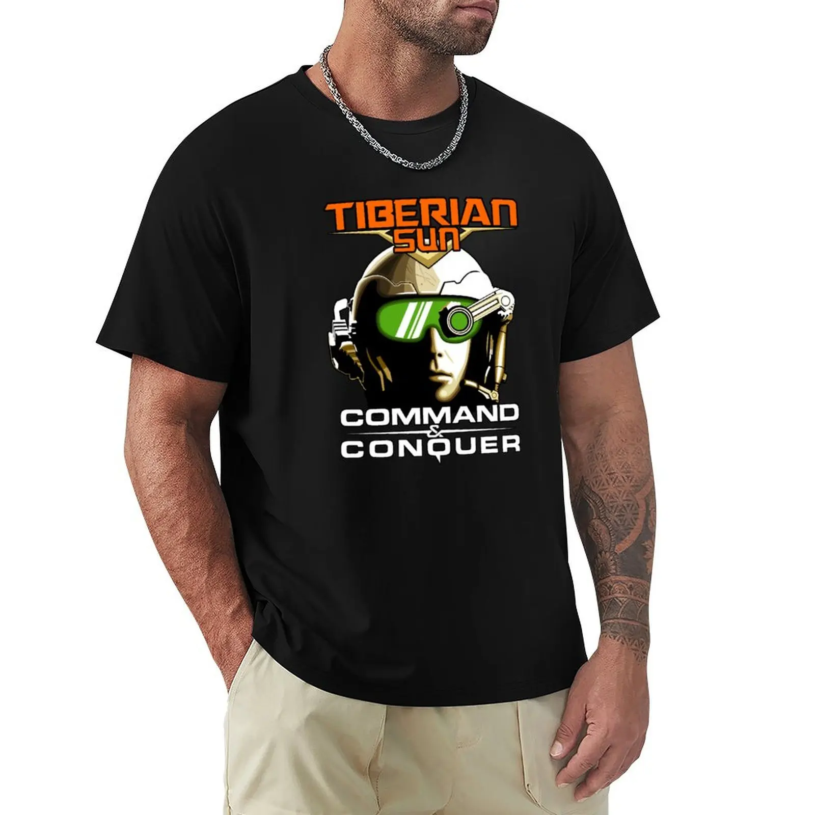 Фото Футболка Tiberian Sun Commander, базовая, дышащая, однотонная. №1