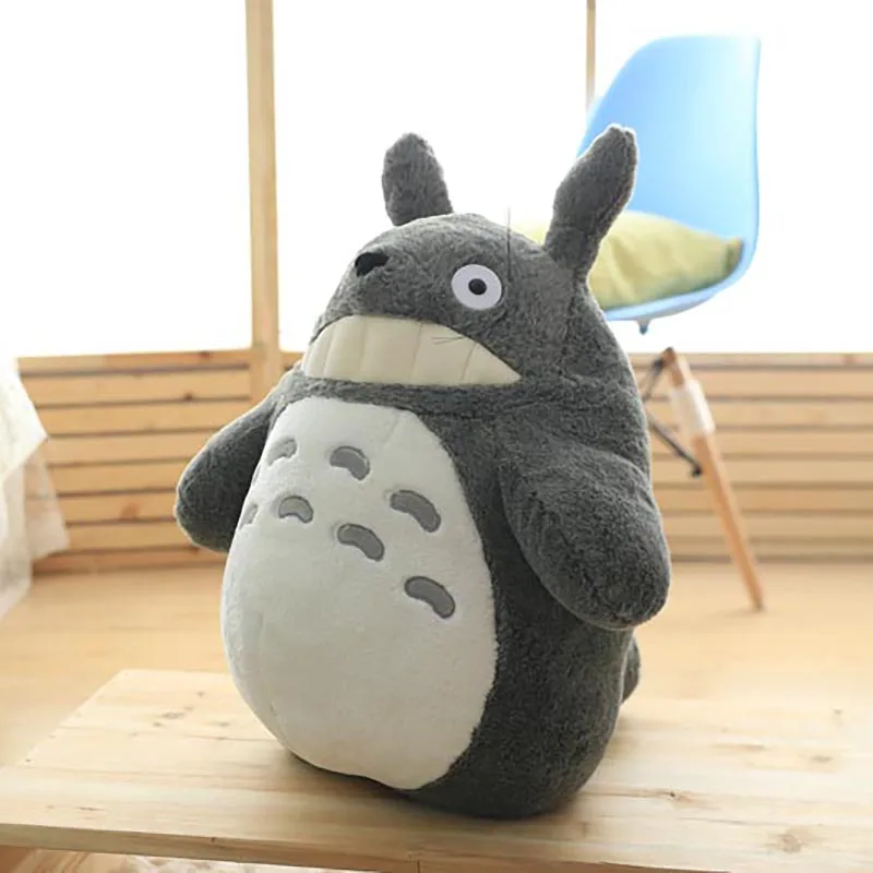 

Totoro Plush Toys Soft Stuffed Animals Anime Cartoon Pillow Cushion Cute Fat Cat Animals Children Birthday Xmas Gift