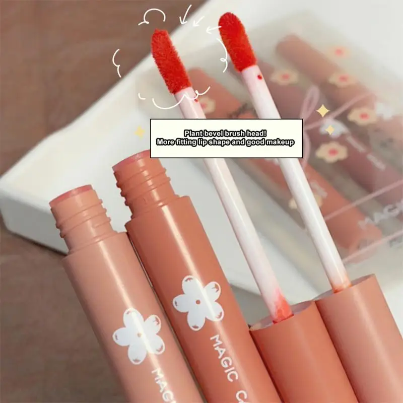 

MAGIC CASA Velvet Matte Lipstick Liquid Lip Gloss Waterproof Long Lasting Nude Lip Stick Women Red Lip Tint Beauty Cosmetics