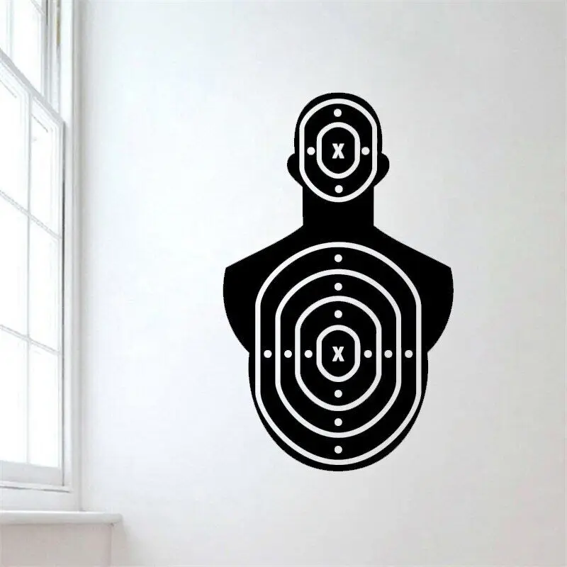 

Настенная наклейка с изображением дальности стрельбы SYY581