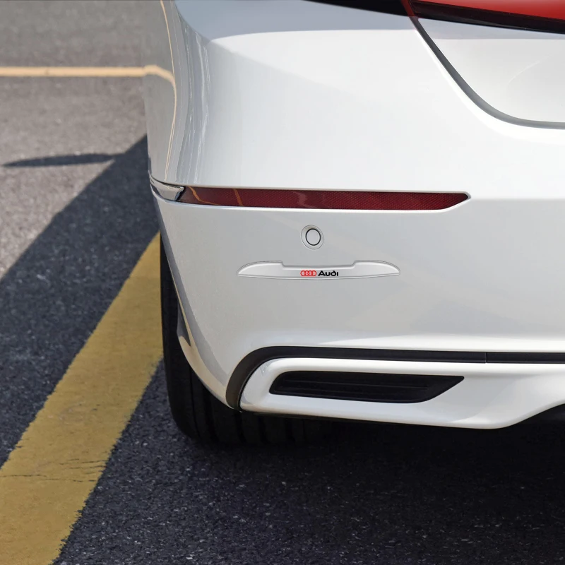 4 шт. резиновые наклейки на автомобильные зеркала заднего вида для Audi sline A4 B7 B8 B9 A3