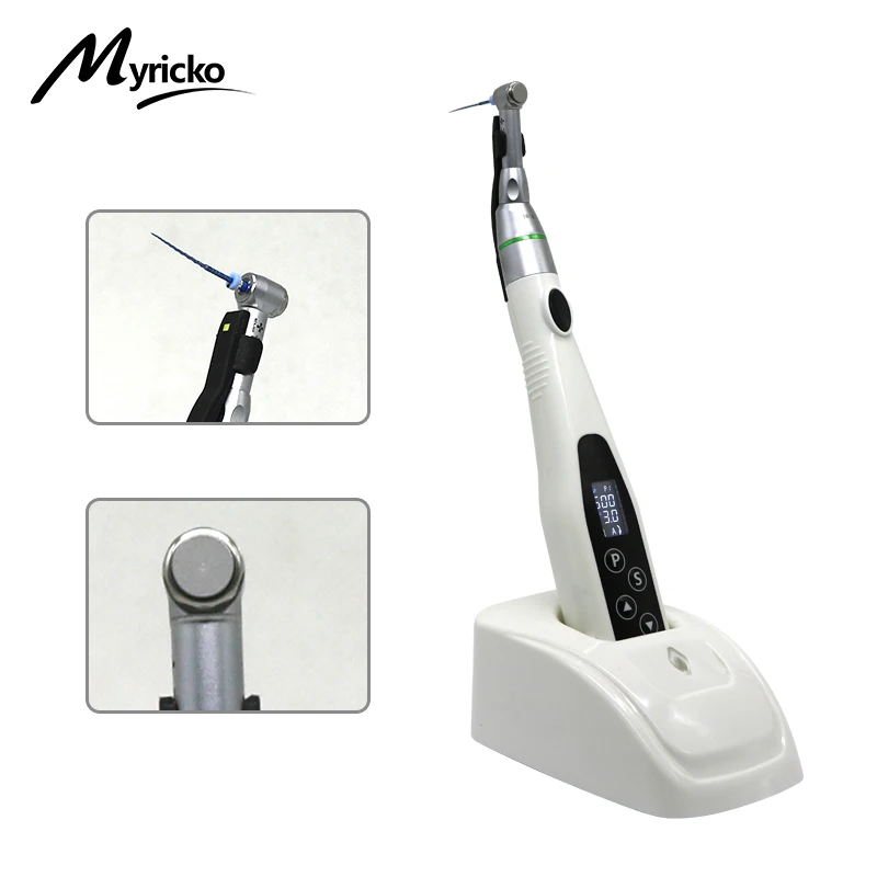 Myricko Dental Equipment Wireless LED Endo Motor EndoMate EndoMotor 16: 1 Reduction Contra Angle Treatment Machine With File |
